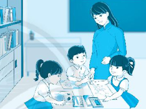 Giải VBT Tiếng Việt 1 trang 75, 76, 77, 78, 79 Chủ đề 34: Gửi lời chào lớp một