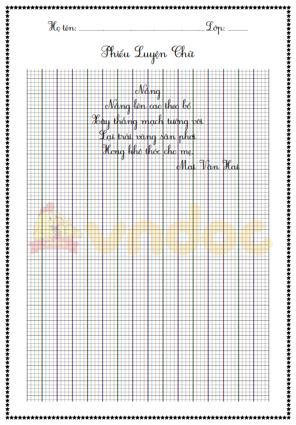 File 20 bài chính tả ôn thi học kì 2 lớp 1 sách Cánh Diều năm 2020-2021