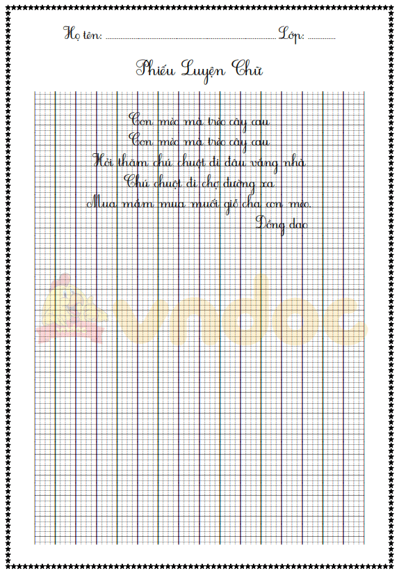 File 20 bài chính tả ôn thi học kì 2 lớp 1 sách Cánh Diều năm 2020-2021
