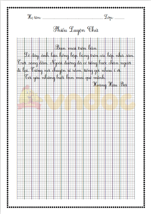 File 28 bài chính tả ôn thi học kì 2 lớp 1 sách Chân trời sáng tạo năm 2020-2021