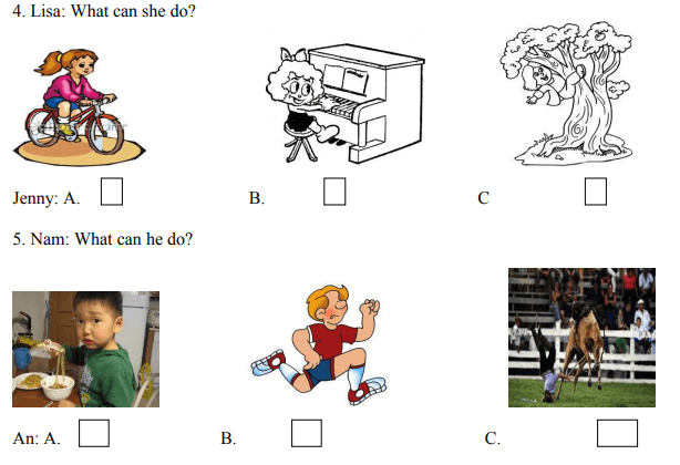 Bộ đề thi học kì 2 môn Tiếng Anh lớp 5 CÓ ĐÁP ÁN