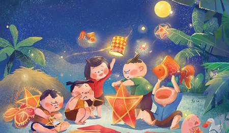 Bài văn Kể về lễ hội trung thu lớp 3