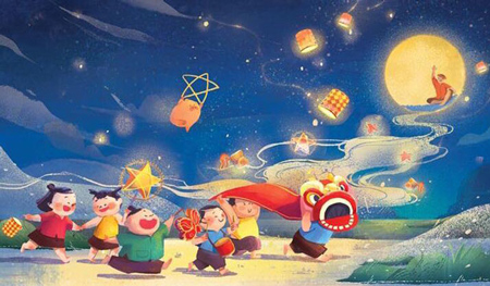 Bài văn Kể về lễ hội trung thu lớp 3