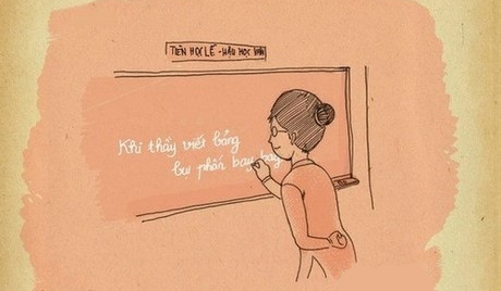 Dàn ý tả cô giáo đang giảng bài