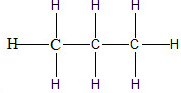 Công thức cấu tạo thu gọn C3H8