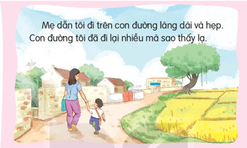 Giải bài tập Tiếng Việt 1 trang 44, 45, 46, 47 Bài 1: Tôi đi học