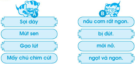 Giải VBT Tiếng Việt 1 trang 47 Bài 52: ut ưt