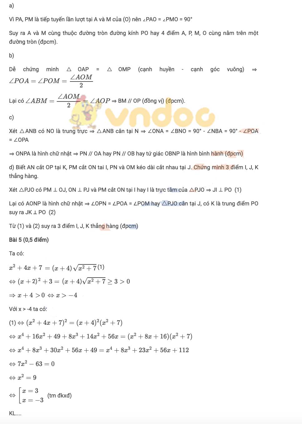 Đề thi thử vào lớp 10 môn Toán Trường THCS Thịnh Quang, Hà Nội năm 2021 - 2022