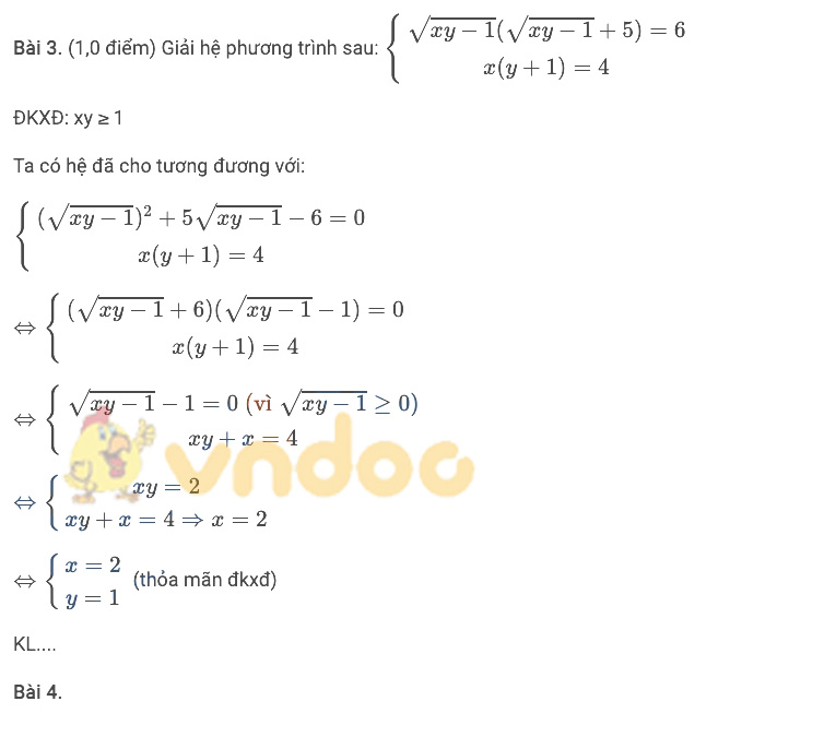 Đề thi thử vào lớp 10 môn Toán Sở GD&ĐT Tỉnh Nam Định năm 2021