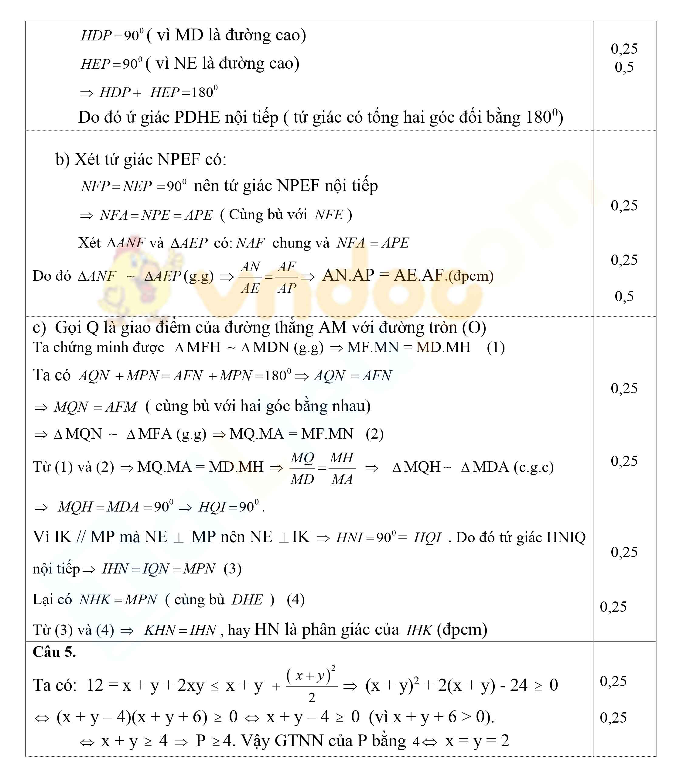 Đề thi thử vào lớp 10 môn Toán Phòng GD&ĐT Huyện Đức Thọ, Hà Tĩnh năm 2021 - 2022