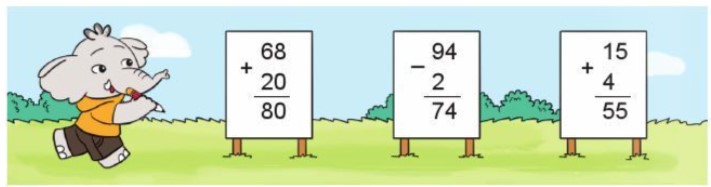 Bài 4 trang 8 Toán lớp 2 tập 1 SGK Cánh Diều