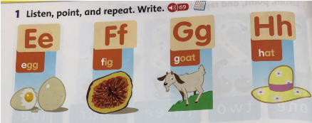 Giải Tiếng Anh lớp 1 Unit 5: This is my nose! - Lesson 5 SGK