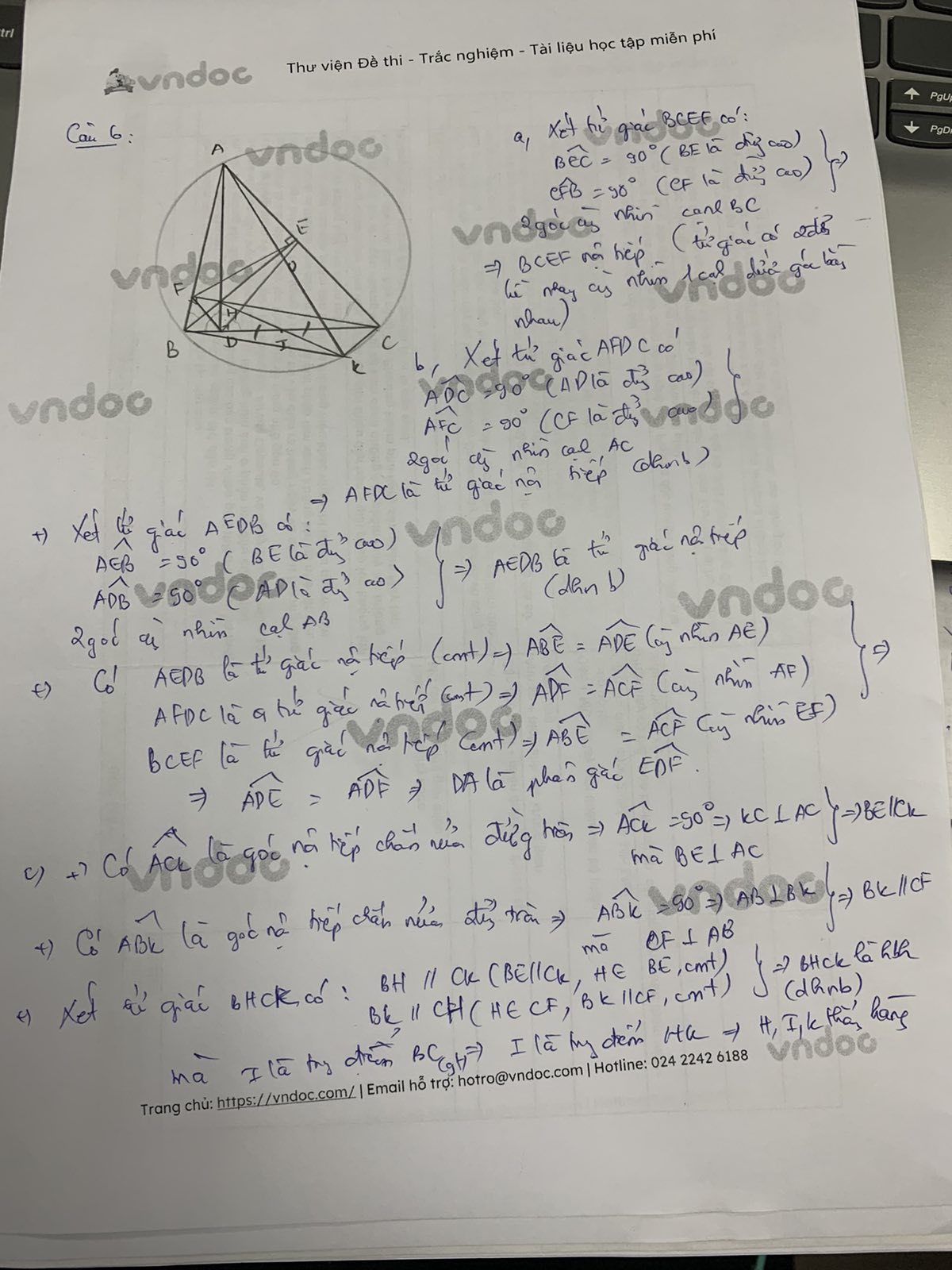 Đáp án đề thi vào lớp 10 môn Toán tỉnh Trà Vinh năm 2021