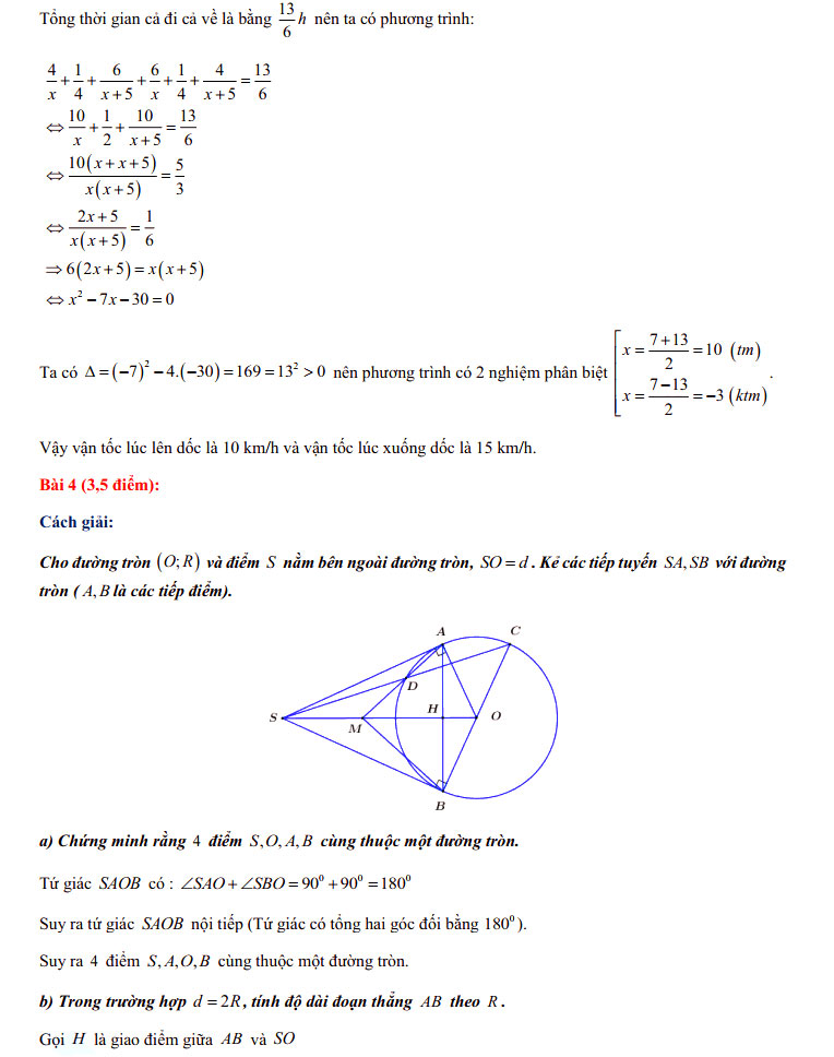 Đáp án đề thi vào lớp 10 môn Toán tỉnh Quảng Ngãi năm 2021