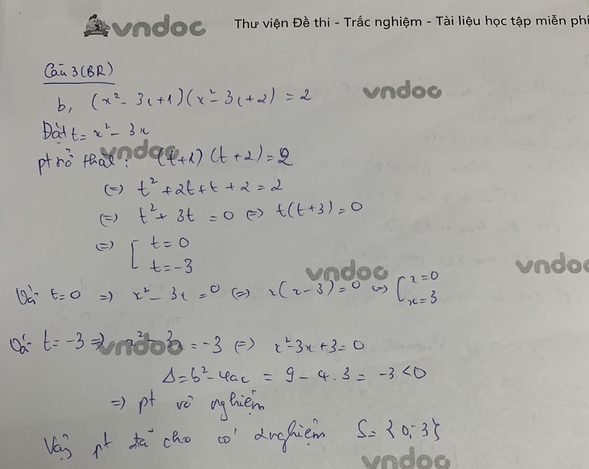 Đáp án đề thi tuyển sinh lớp 10 môn Toán Bà Rịa - Vũng Tàu