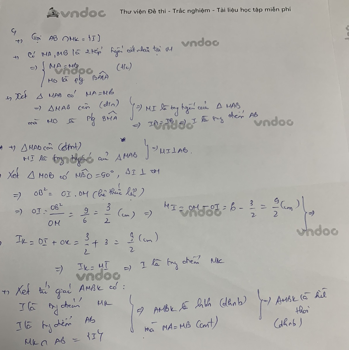 Đáp án đề thi tuyển sinh lớp 10 môn Toán Bến Tre