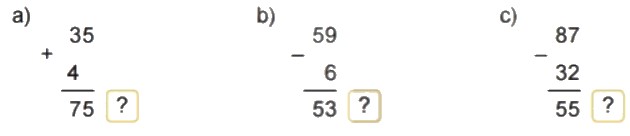 Bài 1 trang 20 Toán lớp 2 tập 1 SGK Kết nối tri thức với cuộc sống