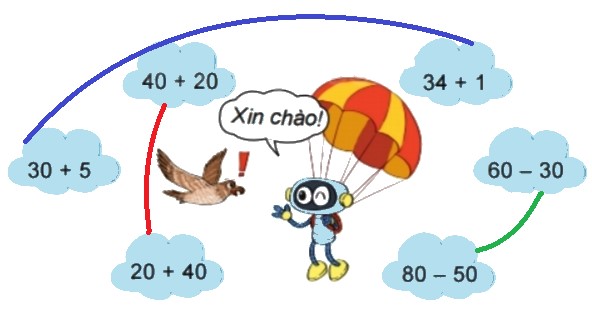 Bài 3 trang 19 Toán lớp 2 tập 1 SGK Kết nối tri thức với cuộc sống