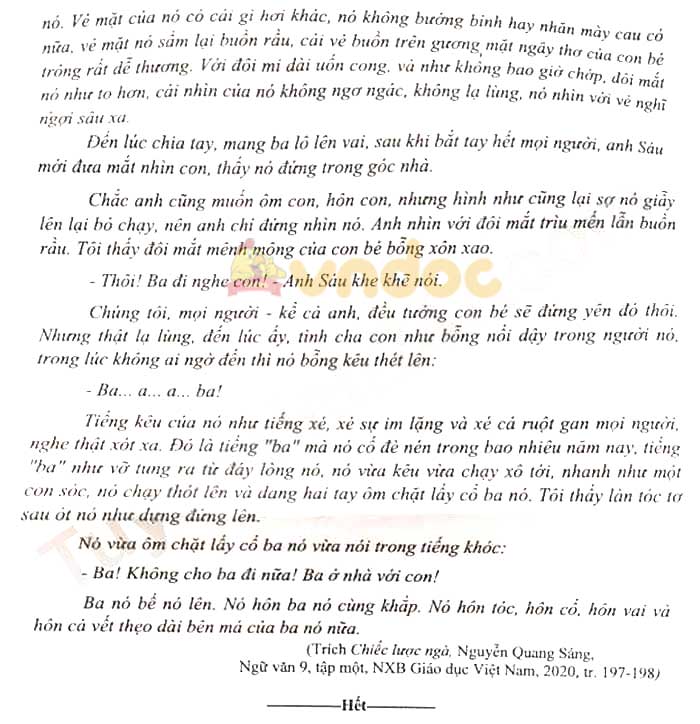 Đề thi vào lớp 10 môn Văn tỉnh Đắk Lắk năm 2021