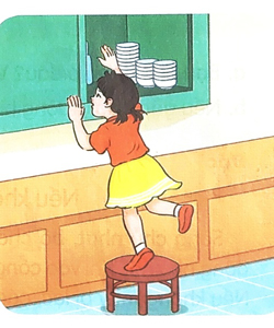 Giải Tiếng Việt 1 trang 70, 71, 72, 73 Bài 3 Khi mẹ vắng nhà