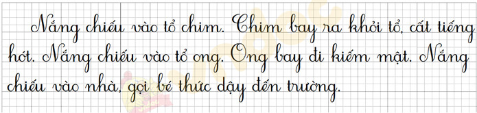 Giải Tiếng Việt 1 trang 128, 129, 130, 131 Bài 3 Ngày mới bắt đầu