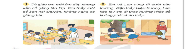 Giải Đạo Đức 2 bài 3 Kính trọng thầy cô giáo