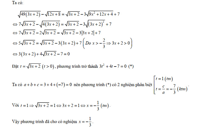 Đáp án đề thi vào lớp 10 môn Toán tỉnh Hậu Giang năm 2021