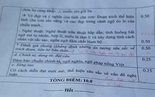 Đáp án đề vào lớp 10 môn Văn tỉnh Đắk Lắk năm 2021