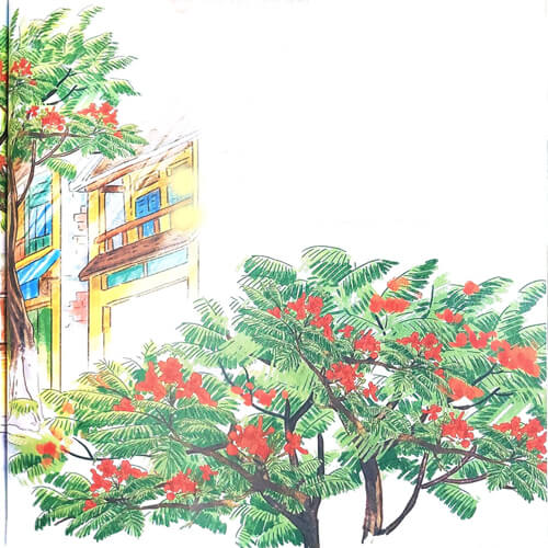 Giải Tiếng Việt 1 trang 140, 141 Bài 7: Hoa phượng