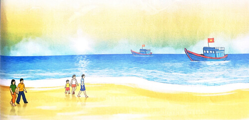 Giải Tiếng Việt 1 trang 158, 159, 160, 161 Bài 6 Du lịch biển Việt Nam