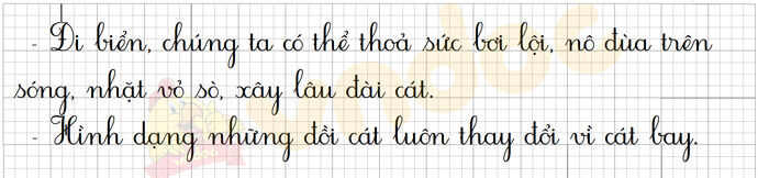 Giải Tiếng Việt 1 trang 158, 159, 160, 161 Bài 6 Du lịch biển Việt Nam