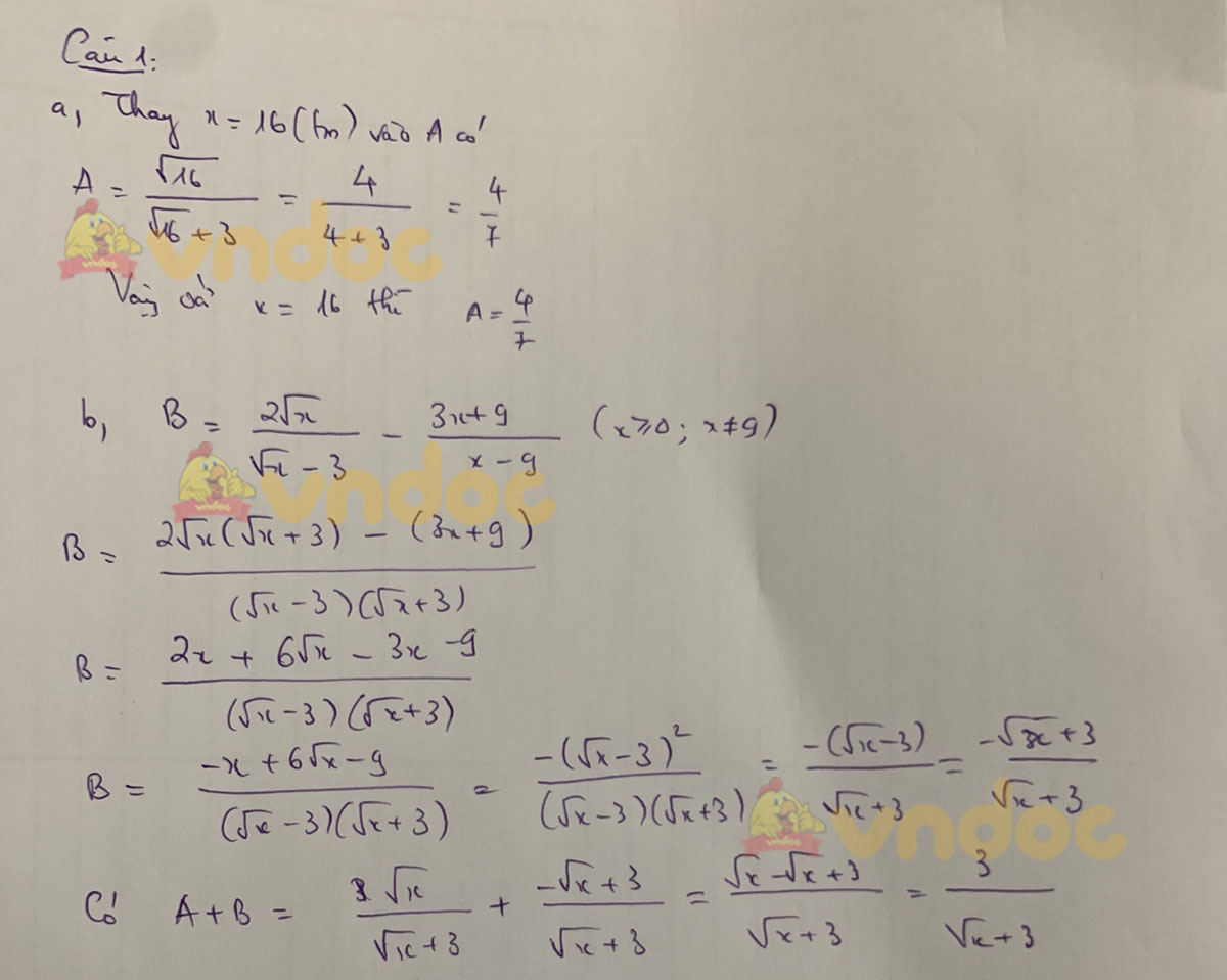 Đáp đề thi tuyển sinh lớp 10 môn Toán Hà Nội 2021