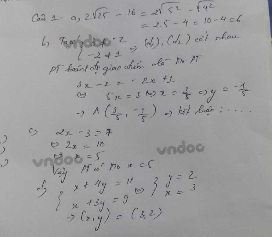 Đáp án đề thi tuyển sinh lớp 10 môn Toán Cao Bằng 2021