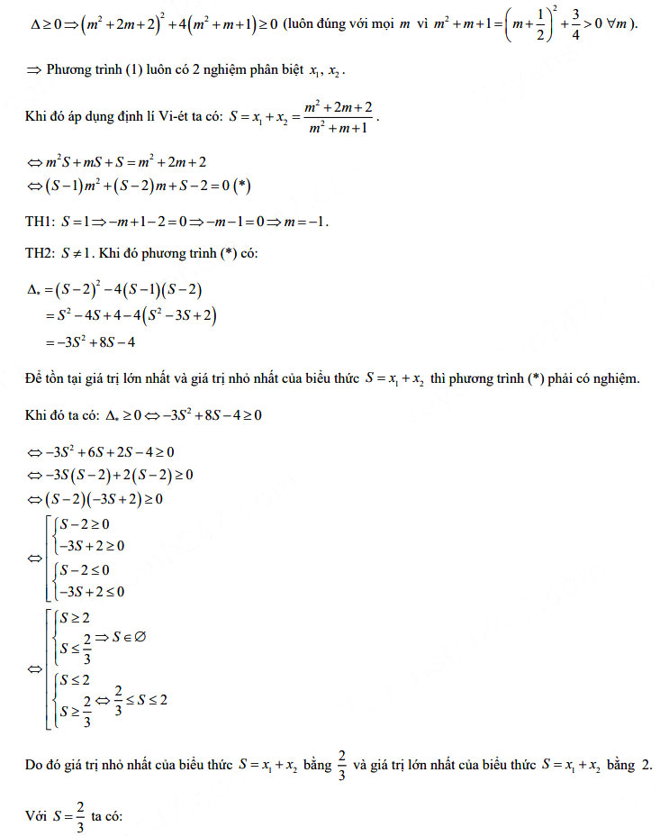 Đáp án đề thi tuyển sinh lớp 10 môn Toán Cao Bằng 2021