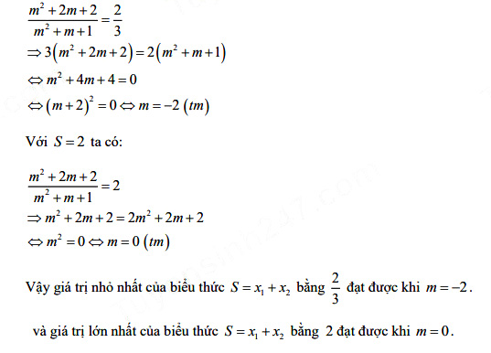 Đáp án đề thi tuyển sinh lớp 10 môn Toán Cao Bằng 2021