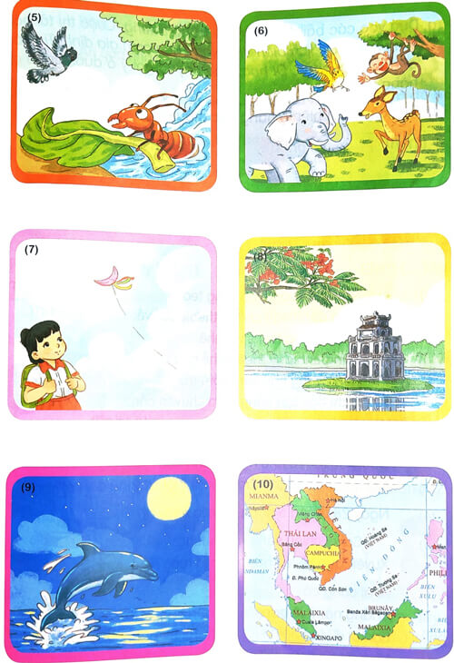 Giải Tiếng Việt 1 trang 164, 165, 166, 167 Ôn tập 1