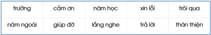 Giải Tiếng Việt 1 trang 168, 169 Ôn tập 2