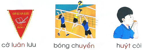 Giải Tiếng Việt 1 trang 16, 17 Bài 1: uân uyên uyt