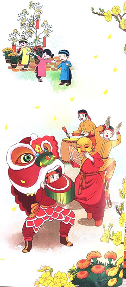 Giải Tiếng Việt 1 trang 44, 45 Bài 1: Chào xuân