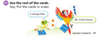 Giải Tiếng Anh lớp 1 Unit 4 Lesson Content Concepts SGK