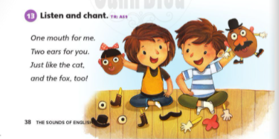 Giải Tiếng Anh lớp 1 Unit 4 Lesson The Sound of English SGK