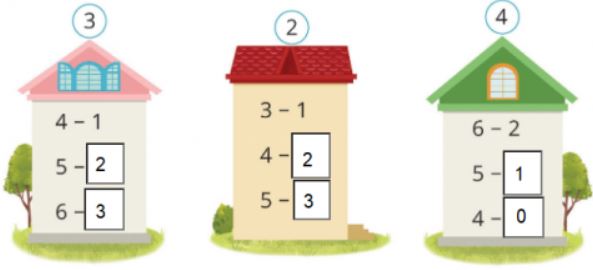 Giải Toán lớp 1 trang 62, 63 sách Cánh Diều