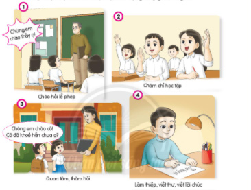 Giải đạo đức 2 bài 5: Kính trọng thầy giáo, cô giáo