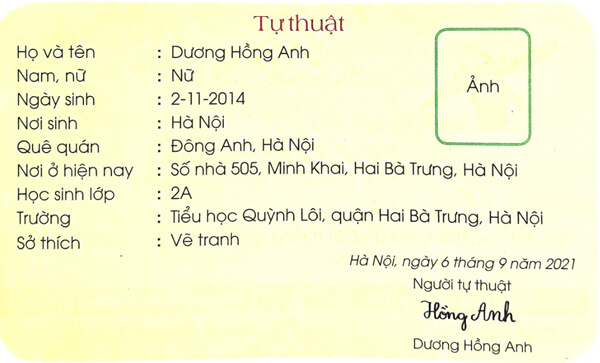 Viết tự thuật