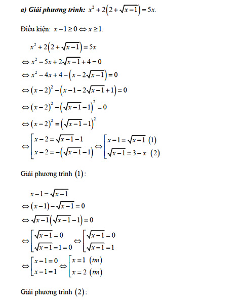 Đáp án đề thi vào lớp 10 THPT Chuyên - Nghệ An môn Toán 2021