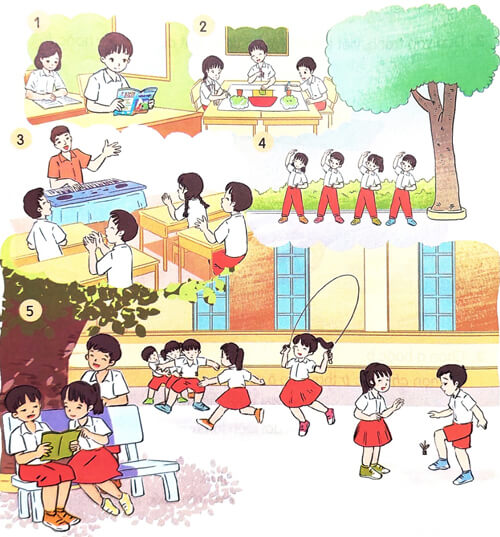 Bài 10: Thời khóa biểu - Luyện tập