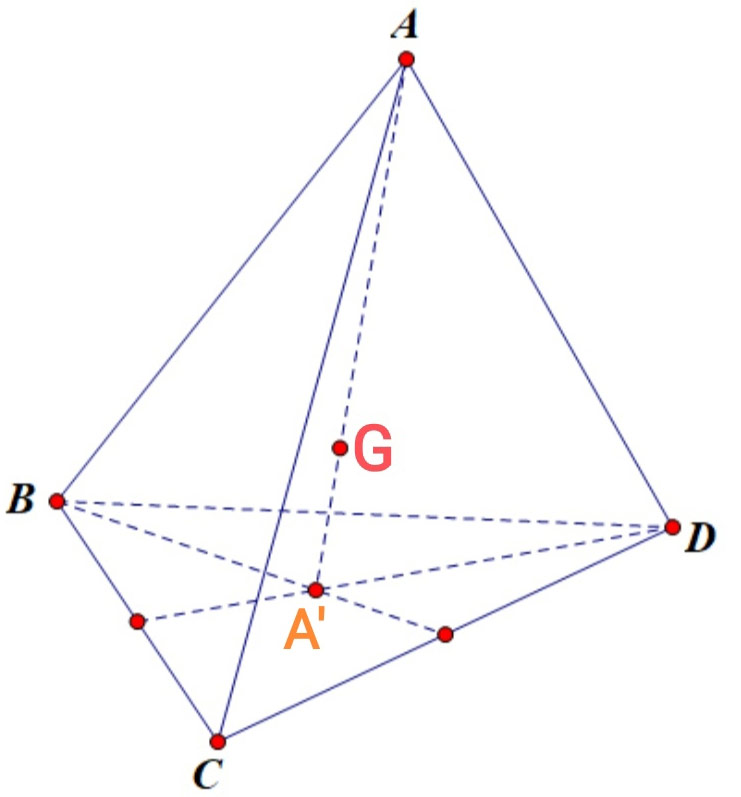 Trọng tâm của tứ diện là gì?