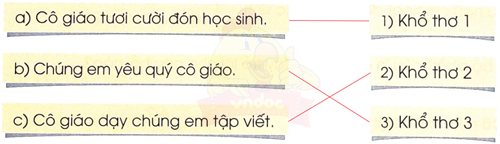 Giải Cô giáo lớp em trang 57, 58 sách Cánh Diều