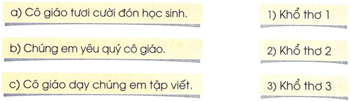 Giải Cô giáo lớp em trang 57, 58 sách Cánh Diều