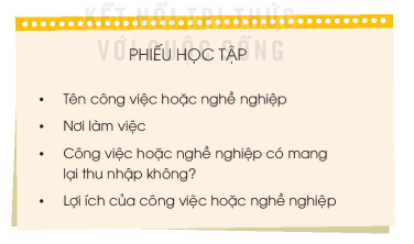 Giải tự nhiên xã hội 2 bài 2: Nghề nghiệp người lớn trong gia đình